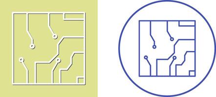 électrique circuit icône conception vecteur