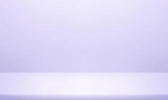 pastel violet Contexte. réaliste studio mur. minimal 3d étagère. espace pour vente des produits sur le site Internet. espace pour texte. supporter pour des produits. illustration. vecteur