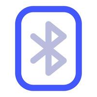 Bluetooth icône pour uiux, la toile, application, infographie, etc vecteur