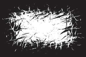 noir grunge graveleux rayé texture sur pur blanc Toile Contexte texture vecteur