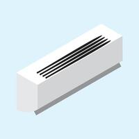 pièce air Conditionneur icône plat illustration de pièce air Conditionneur vecteur