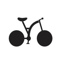 vélo sur noir et blanc Contexte vecteur