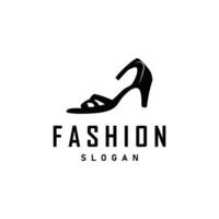 femmes des chaussures logo illustration conception affaires style mode tendance Dames haute talons vecteur