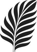 jungleintrigue mystérieux feuille emblème éclat tropical brillant logo vecteur