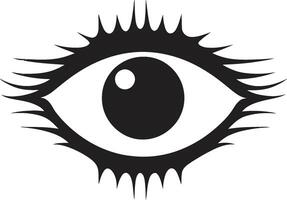 maître du regard précision œil symbole marque de vision lisse visionnaire emblème vecteur