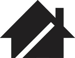 lisse bungalow la fusion maison logo moderne habitation essence bungalow icône conception vecteur