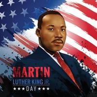 concept de jour martin luther king vecteur