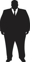 corps équilibre Humain figure pour obésité conscience en forme la fusion 90 mot ic emblème dans noir pour obésité intervention vecteur