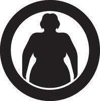 corps équilibre 90 mot ic pour Humain obésité bien-être champion changement noir défendre obésité la prévention dans 90 mots vecteur