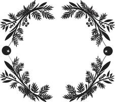 ancien Noël couronnes de fleurs des illustrations pour ers traîneau cloches et du gui s pour confortable Noël décor vecteur