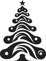 ornemental extravagance Noël arbre des illustrations argent scintillait épicéa s pour glamour des arbres vecteur