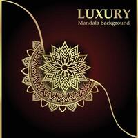 Créatif luxe ornemental mandala modèle esquisser art conception vecteur