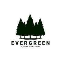 pin arbre logo, cette logo est inspiré par pin des arbres dans le forêt vecteur