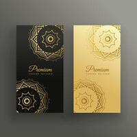 prime mandala style affaires carte conception vecteur