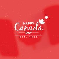 Canada journée salutation Contexte vecteur