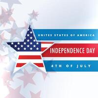uni États de Amérique indépendance journée vecteur