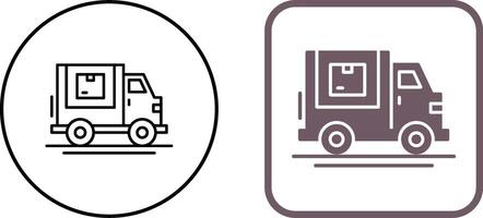 conception d'icône de camion de livraison vecteur