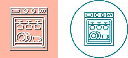 Lave-vaisselle icône conception vecteur