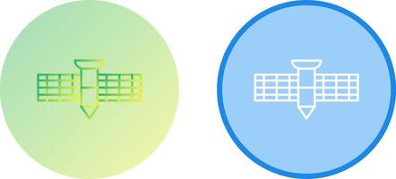 conception d'icône satellite vecteur