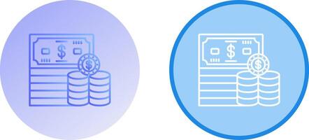 conception d'icône d'argent vecteur