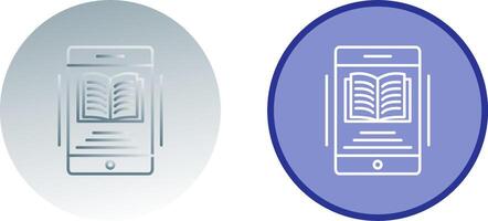 conception d'icône de livre électronique vecteur