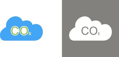 carbone dioxyde icône conception vecteur
