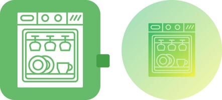 Lave-vaisselle icône conception vecteur