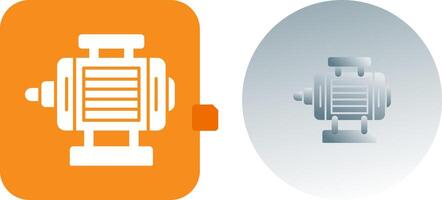 électrique moteur icône conception vecteur