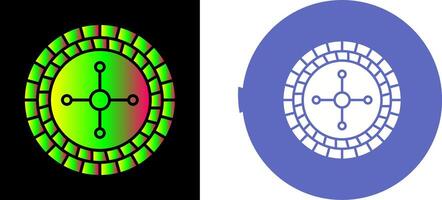 roulette icône conception vecteur