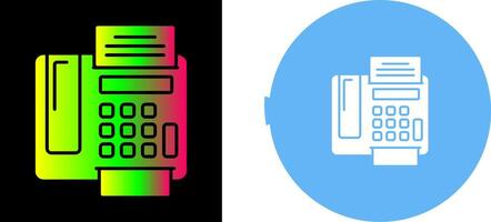 conception d'icône de télécopieur vecteur