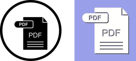 pdf icône conception vecteur