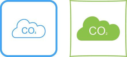carbone dioxyde icône conception vecteur
