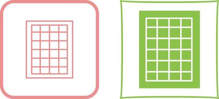 table de les taux icône conception vecteur