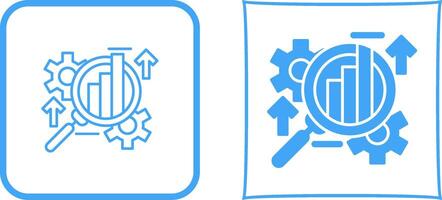 conception d'icône d'analyse vecteur