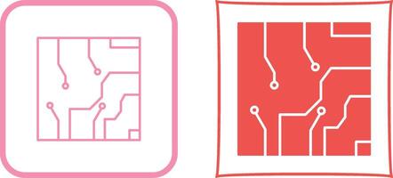 électrique circuit icône conception vecteur