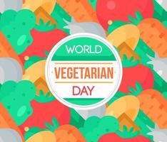 journée mondiale des végétariens vecteur