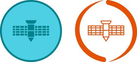 conception d'icône satellite vecteur