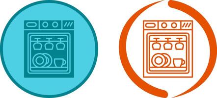 Lave-vaisselle icône conception vecteur