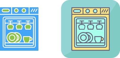 Lave-vaisselle icône conception vecteur