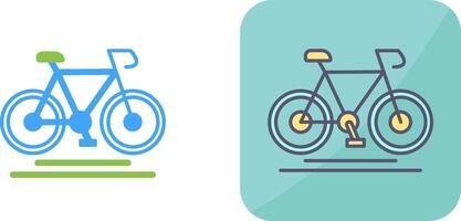 conception d'icône de cyclisme vecteur