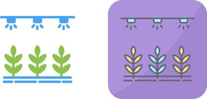 conception d'icône de système d'irrigation vecteur