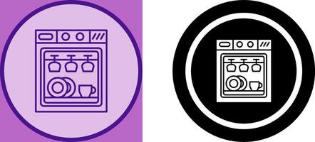 Lave-vaisselle icône conception vecteur