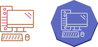 conception d'icône d'ordinateur vecteur