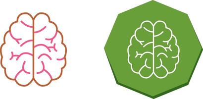 conception d'icône de cerveau vecteur