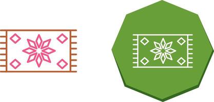 conception d'icône de tapis vecteur