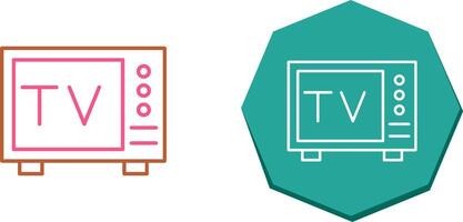 conception d'icône de télévision vecteur