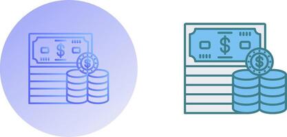 conception d'icône d'argent vecteur