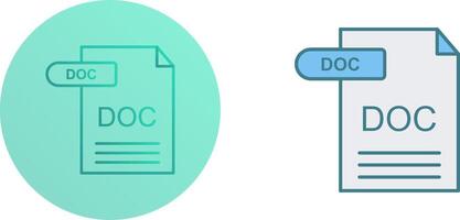 doc icône conception vecteur