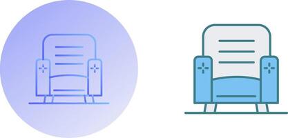 conception d'icône de fauteuil vecteur