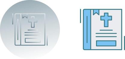 Bible icône conception vecteur
